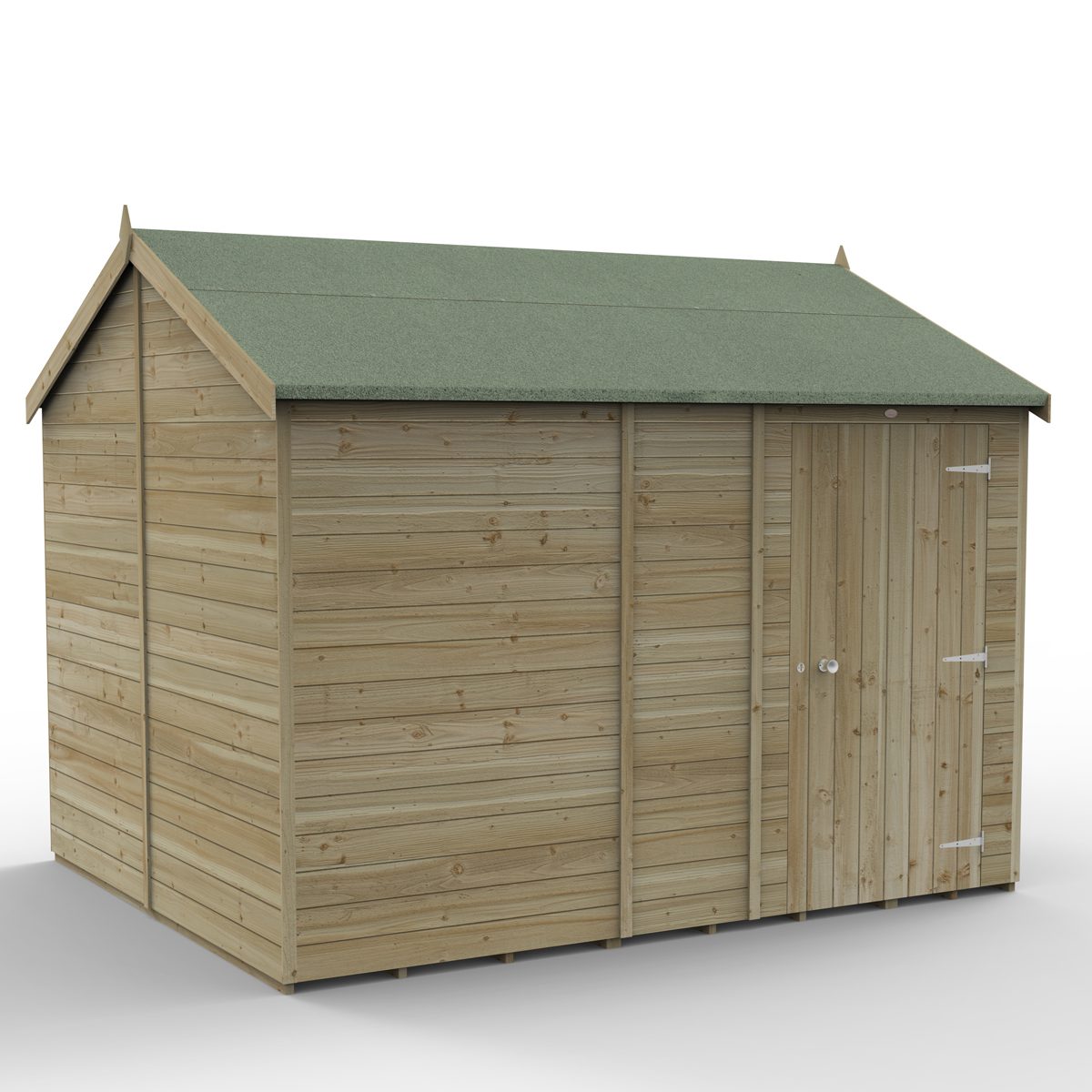 5013053196083 1 Timberdale 10x8 Reverse Apex Shed No Window with Installation.jpg